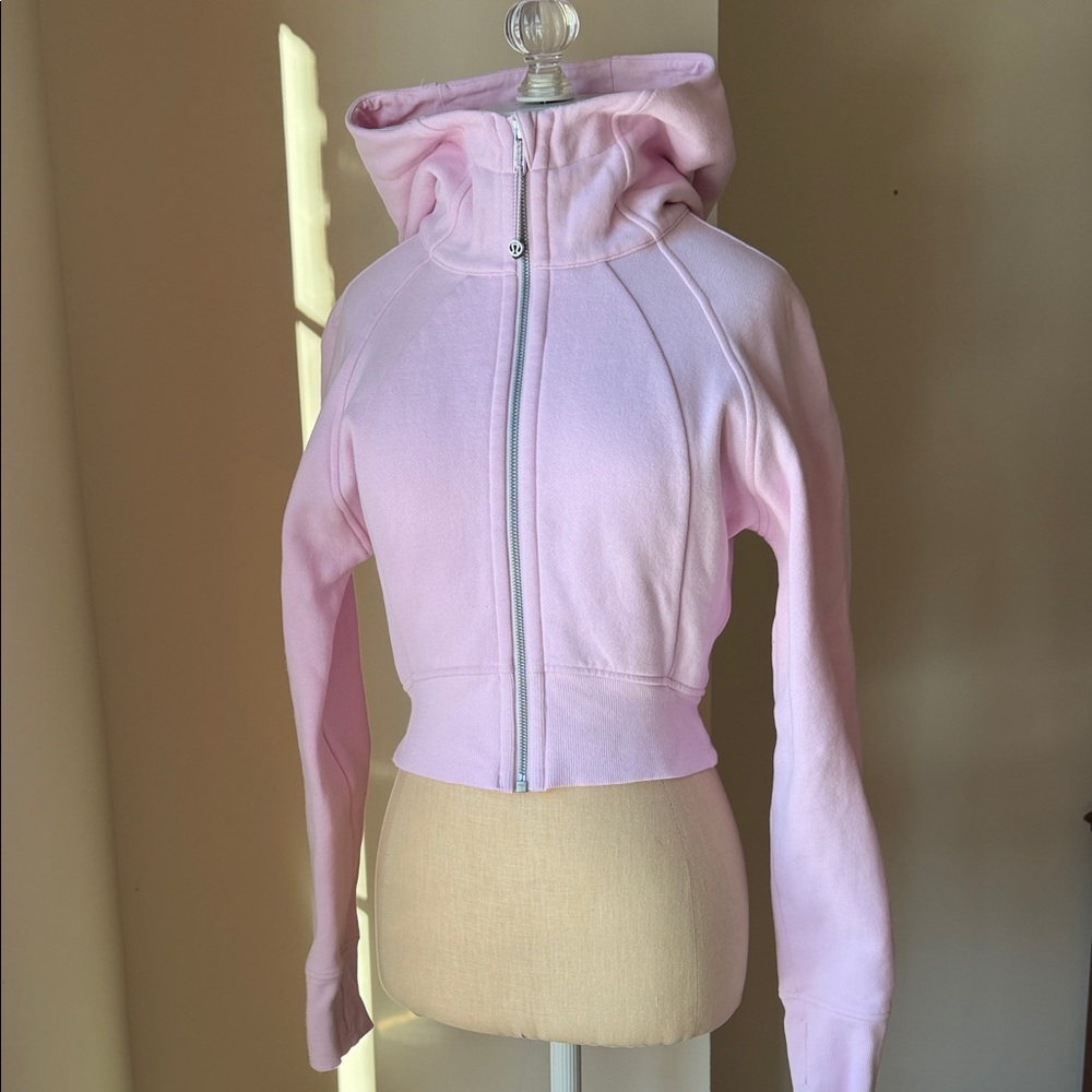 Lululemon Scuba Full Zip-Up Cropped Hoodie